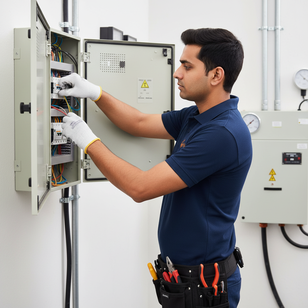 Electrician in FIXADO Uniform